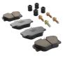 MPA 1003-0423C Quality-Built Black Series Ceramic Brake Pads w/ Hardware