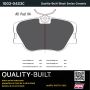MPA 1003-0423C Quality-Built Black Series Ceramic Brake Pads w/ Hardware