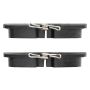 MPA 1003-0423C Quality-Built Black Series Ceramic Brake Pads w/ Hardware