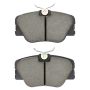 MPA 1003-0423M Quality-Built Black Series Semi-Metallic Brake Pads w/ Hardware