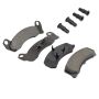 MPA 1003-0431M Quality-Built Black Series Semi-Metallic Brake Pads w/ Hardware