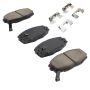 MPA 1003-0435C Quality-Built Black Series Ceramic Brake Pads w/ Hardware