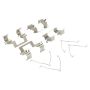 MPA 1003-0435C Quality-Built Black Series Ceramic Brake Pads w/ Hardware