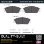 MPA 1003-0440M Quality-Built Black Series Semi-Metallic Brake Pads w/ Hardware