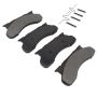 MPA 1003-0450M Quality-Built Black Series Semi-Metallic Brake Pads w/ Hardware