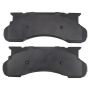MPA 1003-0450M Quality-Built Black Series Semi-Metallic Brake Pads w/ Hardware