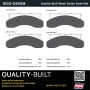 MPA 1003-0450M Quality-Built Black Series Semi-Metallic Brake Pads w/ Hardware