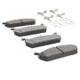 MPA 1003-0458C Quality-Built Black Series Ceramic Brake Pads w/ Hardware