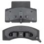 MPA 1003-0459C Quality-Built Black Series Ceramic Brake Pads w/ Hardware