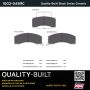 MPA 1003-0459C Quality-Built Black Series Ceramic Brake Pads w/ Hardware