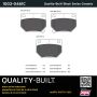 MPA 1003-0461C Quality-Built Black Series Ceramic Brake Pads