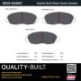 MPA 1003-0465C Quality-Built Black Series Ceramic Brake Pads w/ Hardware