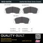 MPA 1003-0470C Quality-Built Black Series Ceramic Brake Pads w/ Hardware