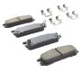 MPA 1003-0471C Quality-Built Black Series Ceramic Brake Pads w/ Hardware