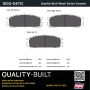 MPA 1003-0471C Quality-Built Black Series Ceramic Brake Pads w/ Hardware