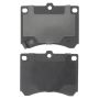 MPA 1003-0473M Quality-Built Black Series Semi-Metallic Brake Pads w/ Hardware
