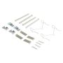 MPA 1003-0473M Quality-Built Black Series Semi-Metallic Brake Pads w/ Hardware