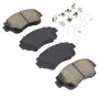 MPA 1003-0476AC Quality-Built Black Series Ceramic Brake Pads w/ Hardware