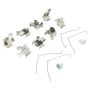 MPA 1003-0476AC Quality-Built Black Series Ceramic Brake Pads w/ Hardware