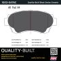 MPA 1003-0476C Quality-Built Black Series Ceramic Brake Pads w/ Hardware