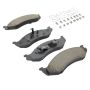 MPA 1003-0477C Quality-Built Black Series Ceramic Brake Pads w/ Hardware