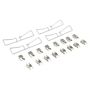 MPA 1003-0477C Quality-Built Black Series Ceramic Brake Pads w/ Hardware