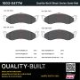 MPA 1003-0477M Quality-Built Black Series Semi-Metallic Brake Pads