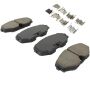 MPA 1003-0486C Quality-Built Black Series Ceramic Brake Pads w/ Hardware