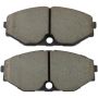 MPA 1003-0486C Quality-Built Black Series Ceramic Brake Pads w/ Hardware