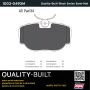 MPA 1003-0493M Quality-Built Black Series Semi-Metallic Brake Pads