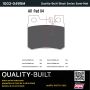 MPA 1003-0495M Quality-Built Black Series Semi-Metallic Brake Pads