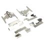 MPA 1003-0496C Quality-Built Black Series Ceramic Brake Pads w/ Hardware