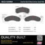 MPA 1003-0499M Quality-Built Black Series Semi-Metallic Brake Pads w/ Hardware