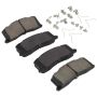 MPA 1003-0501C Quality-Built Black Series Ceramic Brake Pads w/ Hardware