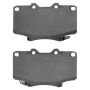 MPA 1003-0502AM Quality-Built Black Series Semi-Metallic Brake Pads w/ Hardware
