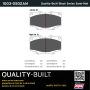MPA 1003-0502AM Quality-Built Black Series Semi-Metallic Brake Pads w/ Hardware