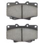 MPA 1003-0502AM Quality-Built Black Series Semi-Metallic Brake Pads w/ Hardware