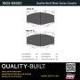 MPA 1003-0502C Quality-Built Black Series Ceramic Brake Pads w/ Hardware
