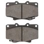 MPA 1003-0502M Quality-Built Black Series Semi-Metallic Brake Pads w/ Hardware