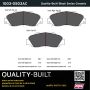 MPA 1003-0503AC Quality-Built Black Series Ceramic Brake Pads w/ Hardware
