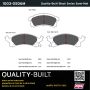 MPA 1003-0506M Quality-Built Black Series Semi-Metallic Brake Pads w/ Hardware