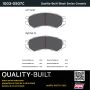 MPA 1003-0507C Quality-Built Black Series Ceramic Brake Pads w/ Hardware