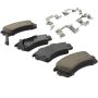 MPA 1003-0509C Quality-Built Black Series Ceramic Brake Pads w/ Hardware