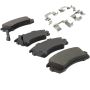 MPA 1003-0509M Quality-Built Black Series Semi-Metallic Brake Pads w/ Hardware