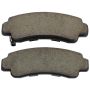 MPA 1003-0511C Quality-Built Black Series Ceramic Brake Pads w/ Hardware