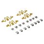 MPA 1003-0512M Quality-Built Black Series Semi-Metallic Brake Pads w/ Hardware