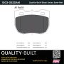 MPA 1003-0520AM Quality-Built Black Series Semi-Metallic Brake Pads
