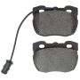 MPA 1003-0520M Quality-Built Black Series Semi-Metallic Brake Pads