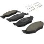 MPA 1003-0522C Quality-Built Black Series Ceramic Brake Pads w/ Hardware