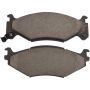 MPA 1003-0522C Quality-Built Black Series Ceramic Brake Pads w/ Hardware